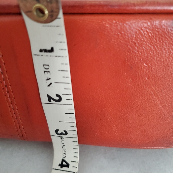 Hand Tooled Burnt Orange Leather Mexico - Picture 13 of 16